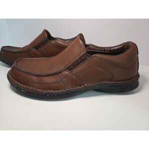 ASC Streetcar arch support men's Brown Leather loafers Sz 10.5 Comfy & Support